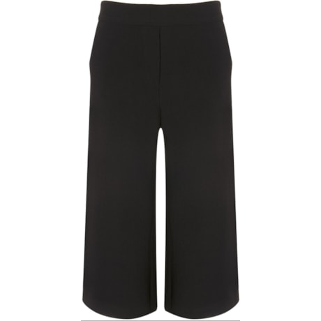 CAPITOLLIUM - CALÇA PANTACOURT CREPE DE MALHA - PRETO