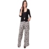 CAPITOLLIUM - CALÇA PANTALONA CHIFON POÁ - P&B