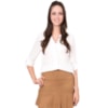 CAPITOLLIUM - CAMISA DETALHE RENDA - OFF WHITE