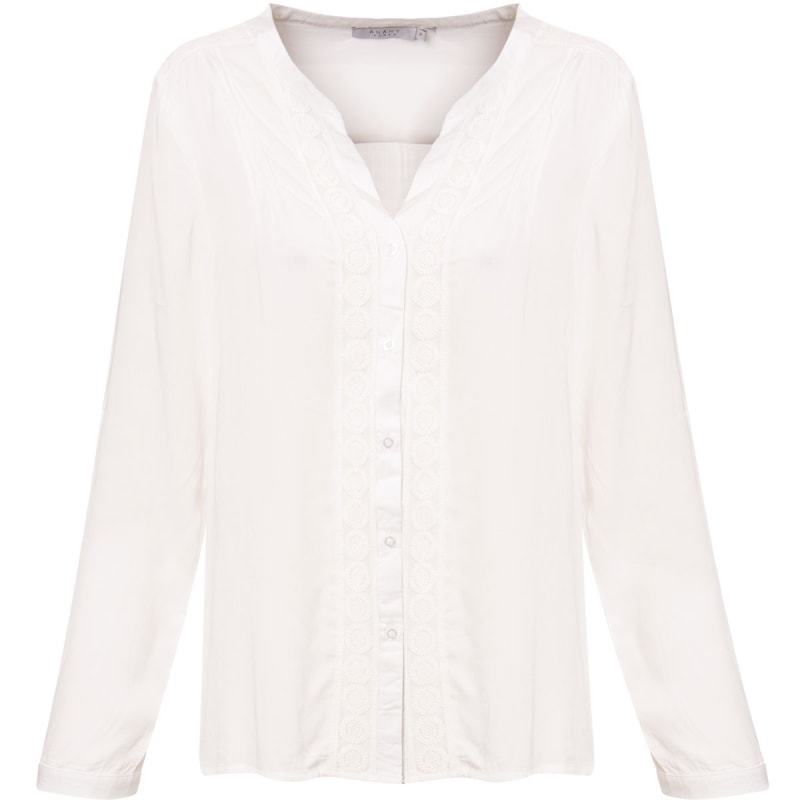 CAPITOLLIUM - CAMISA DETALHE RENDA - OFF WHITE