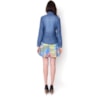 CAPITOLLIUM - CAMISA JEANS 2 BOLSOS MANGA LONGA - AZUL