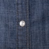 CAPITOLLIUM - CAMISA JEANS 2 BOLSOS MANGA LONGA - AZUL