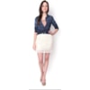 CAPITOLLIUM - CAMISA JEANS ELASTANO COM BOLSOS - JEANS