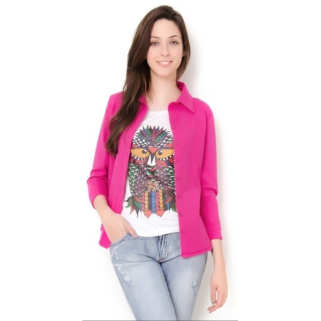 CAPITOLLIUM - CAMISA M/L C/ RECORTES ANATÔMICOS - PETRÓLEO