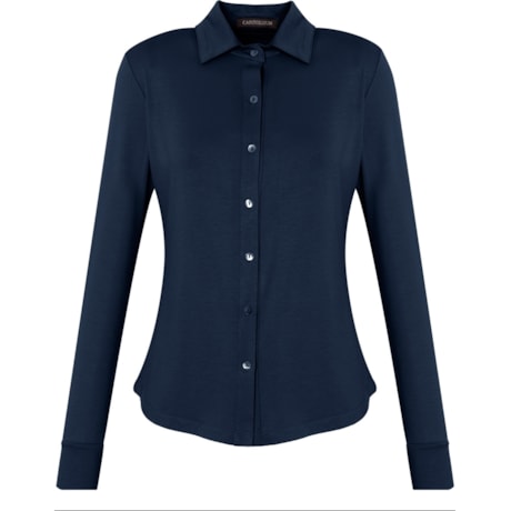 CAPITOLLIUM - CAMISA MALHA BÁSICA MALIBU M/L - MARINHO