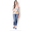 CAPITOLLIUM - CARDIGAN MALHA FLORAL NERVURAS BOLSO - BEGE