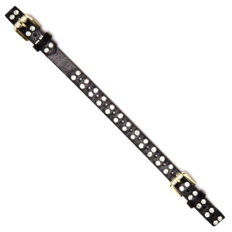 CAPITOLLIUM - CINTO DUPLO C/STRASS - PRETO