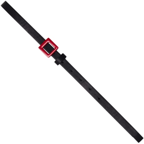 CAPITOLLIUM - CINTO FINO FIVELA METAL COLORIDA SPADE - VERMELHO