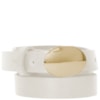 CAPITOLLIUM - CINTO FINO FIVELA OVAL PEQUENA - BEGE