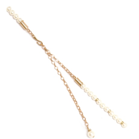 CAPITOLLIUM - CINTO PÉROLA COM STRASS - OFF WHITE