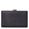 CAPITOLLIUM - CLUTCH BÁSICA BRILHO TEXTURA CROCO - PRETO