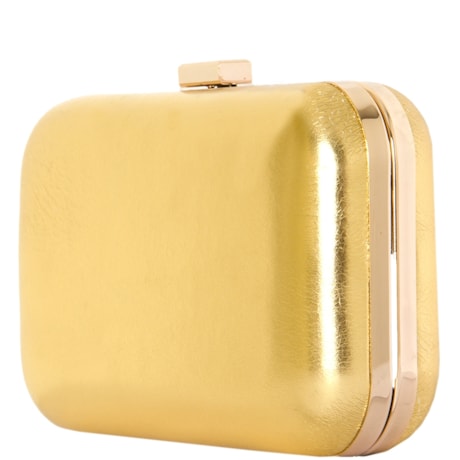 CAPITOLLIUM - CLUTCH BÁSICA GRD. FAKE C/FECHO - DOURADO