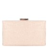 CAPITOLLIUM - CLUTCH BRILHO FECHO DOURADO STRASS RETANGULAR - ROSÊ