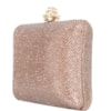 CAPITOLLIUM - CLUTCH GLITER MALHA LUREX PEQUENA - OURO VELHO