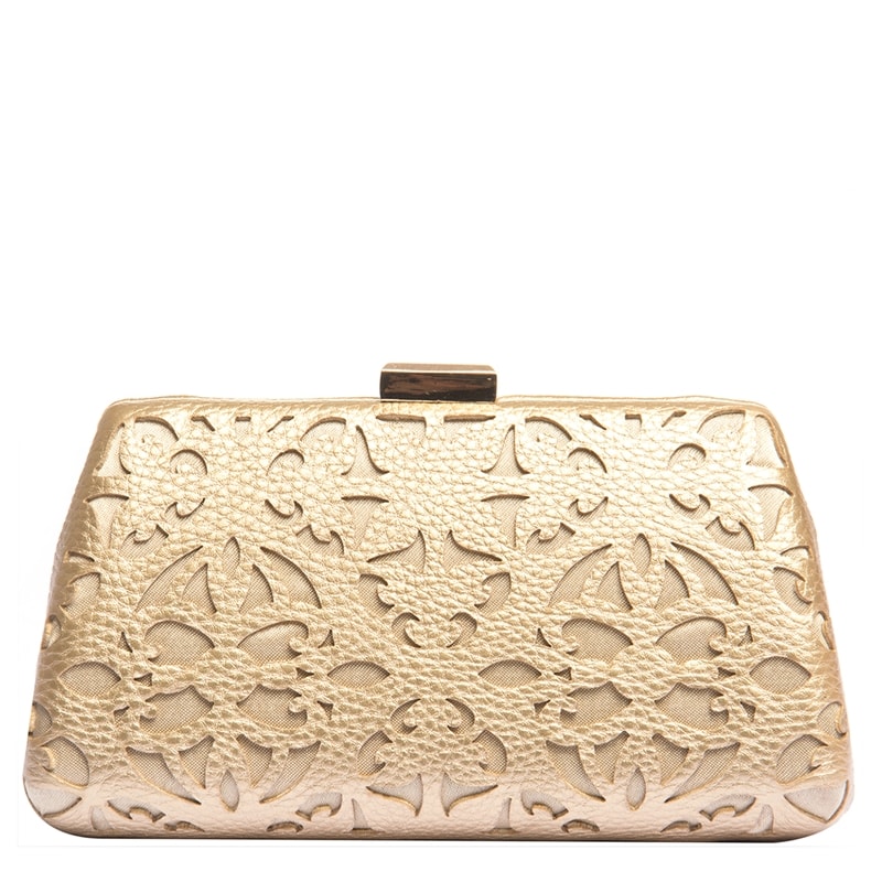CAPITOLLIUM - CLUTCH IRREGULAR CORTE A LASER - BEGE