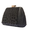 CAPITOLLIUM - CLUTCH IRREGULAR CORTE A LASER - PRETO