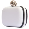 CAPITOLLIUM - CLUTCH IRREGULAR FECHO BOLAS DOURADAS - P&B