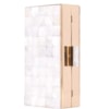 CAPITOLLIUM - CLUTCH MADRIPÉROLA RETANGULAR PEQUENA PASTILHAS - OFF WHITE