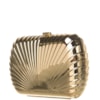 CAPITOLLIUM - CLUTCH METAL CONCHA COM TASSEL - DOURADO