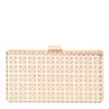 CAPITOLLIUM - CLUTCH METAL QUADRADOS VAZADOS RETANGULAR - DOURADO