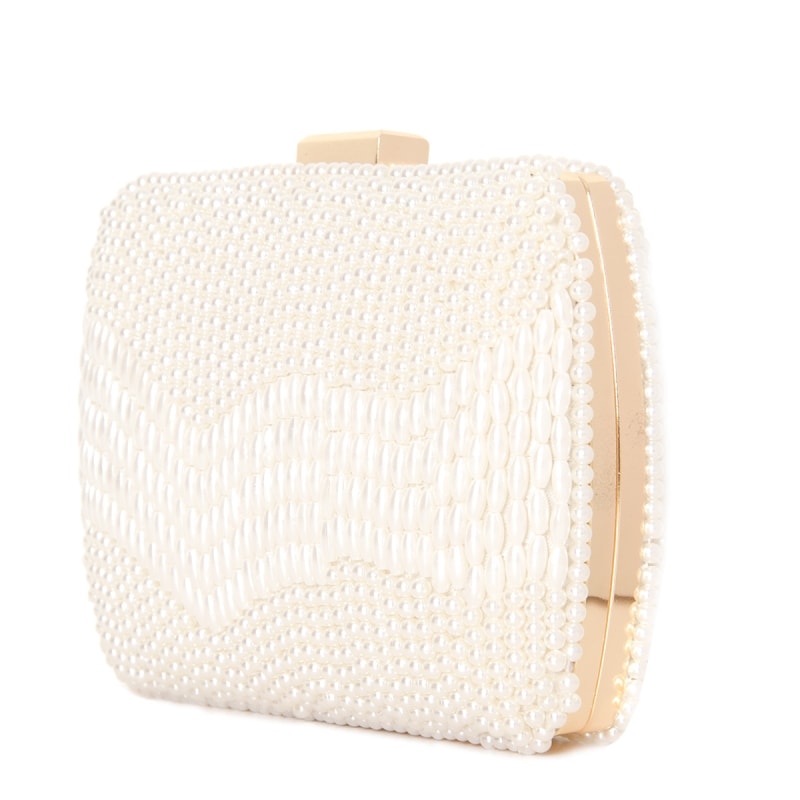 CAPITOLLIUM - CLUTCH PEROLAS FECHO METAL - PÉROLA
