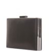 CAPITOLLIUM - CLUTCH RET. GRANDE BLRILHO FECHO RETANGULAR - PRETO