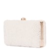 CAPITOLLIUM - CLUTCH RET. PÉROLAS PEQUENAS E MÉDIAS FECHO RED. CRISTAL - PÉROLA