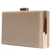 CAPITOLLIUM - CLUTCH RETANGULAR CLITER GRANDE - DOURADO