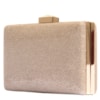 CAPITOLLIUM - CLUTCH RETANGULAR CLITER GRANDE - NUDE