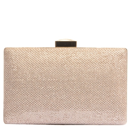CAPITOLLIUM - CLUTCH RETANGULAR CLITER GRANDE - NUDE
