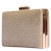 CAPITOLLIUM - CLUTCH RETANGULAR CLITER PEQUENA - DOURADO