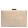 CAPITOLLIUM - CLUTCH RETANGULAR CLITER PEQUENA - DOURADO