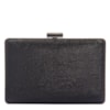 CAPITOLLIUM - CLUTCH RETANGULAR CLITER PEQUENA - PRETO