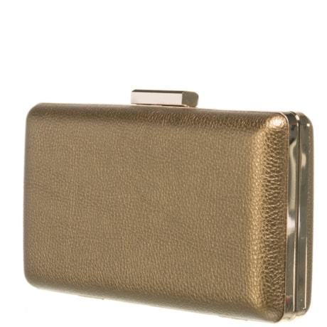 CAPITOLLIUM - CLUTCH RETANGULAR COURO FAKE - DOURADO