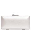 CAPITOLLIUM - CLUTCH RETANGULAR COURO FAKE GRANDE - PRATA