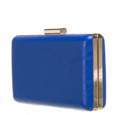 CAPITOLLIUM - CLUTCH RETANGULAR COURO FAKE - ROYAL