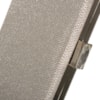 CAPITOLLIUM - CLUTCH RETANGULAR GLITTER FECHO METAL - PRATA