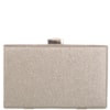 CAPITOLLIUM - CLUTCH RETANGULAR GLITTER FECHO METAL - PRATA