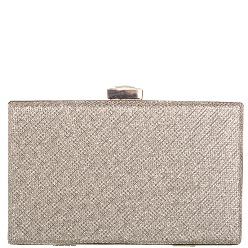 CAPITOLLIUM - CLUTCH RETANGULAR GLITTER FECHO METAL - PRATA CAPITOLLIUM - CLUTCH RETANGULAR GLITTER FECHO METAL - PRATA