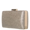 CAPITOLLIUM - CLUTCH RETANGULAR MÉDIA COM GLITER - PRATA