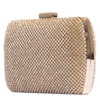 CAPITOLLIUM - CLUTCH RETANGULAR STRASS FECHO STRASS - DOURADO