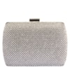 CAPITOLLIUM - CLUTCH RETANGULAR STRASS FECHO STRASS - PRATA