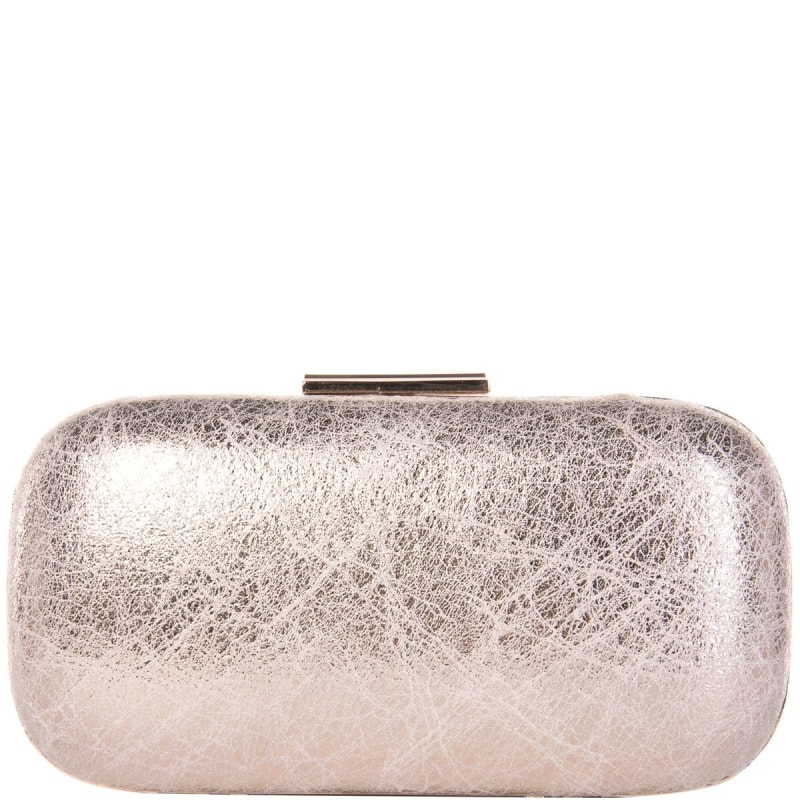 CAPITOLLIUM - CLUTCH TEXTURIZADA COURO FAKE - DOURADO