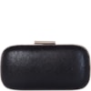 CAPITOLLIUM - CLUTCH TEXTURIZADA COURO FAKE - PRETO