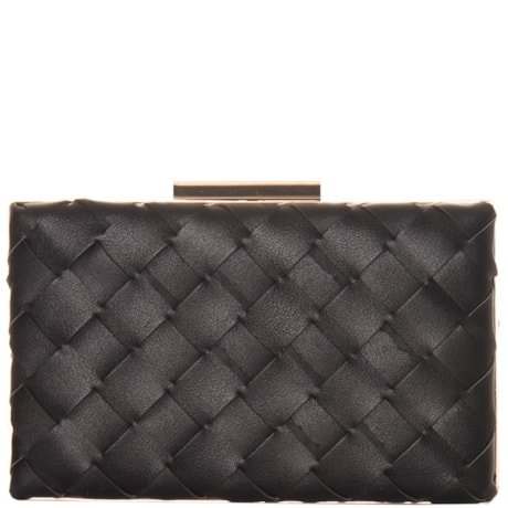 CAPITOLLIUM - CLUTCH TRANÇADA - PRETO