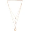 CAPITOLLIUM COLAR 3 CORRENTES CRISTAL DOURADO - DOURADO