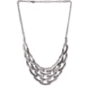 CAPITOLLIUM - COLAR CASCATA PLACAS COM FURINHOS - CHUMBO
