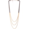 CAPITOLLIUM COLAR DUO PRATA E DOURADO - DOURADO
