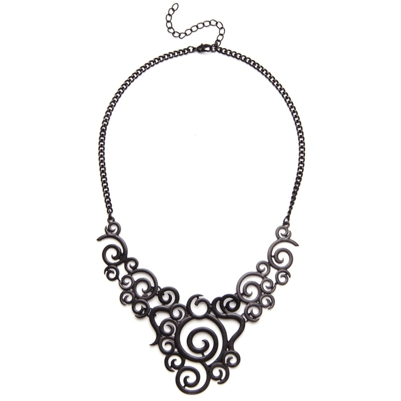 CAPITOLLIUM - COLAR METAL COLOR MAORI - PRETO