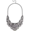 CAPITOLLIUM - COLAR METAL COLOR RENDA C/STRASS - PRETO